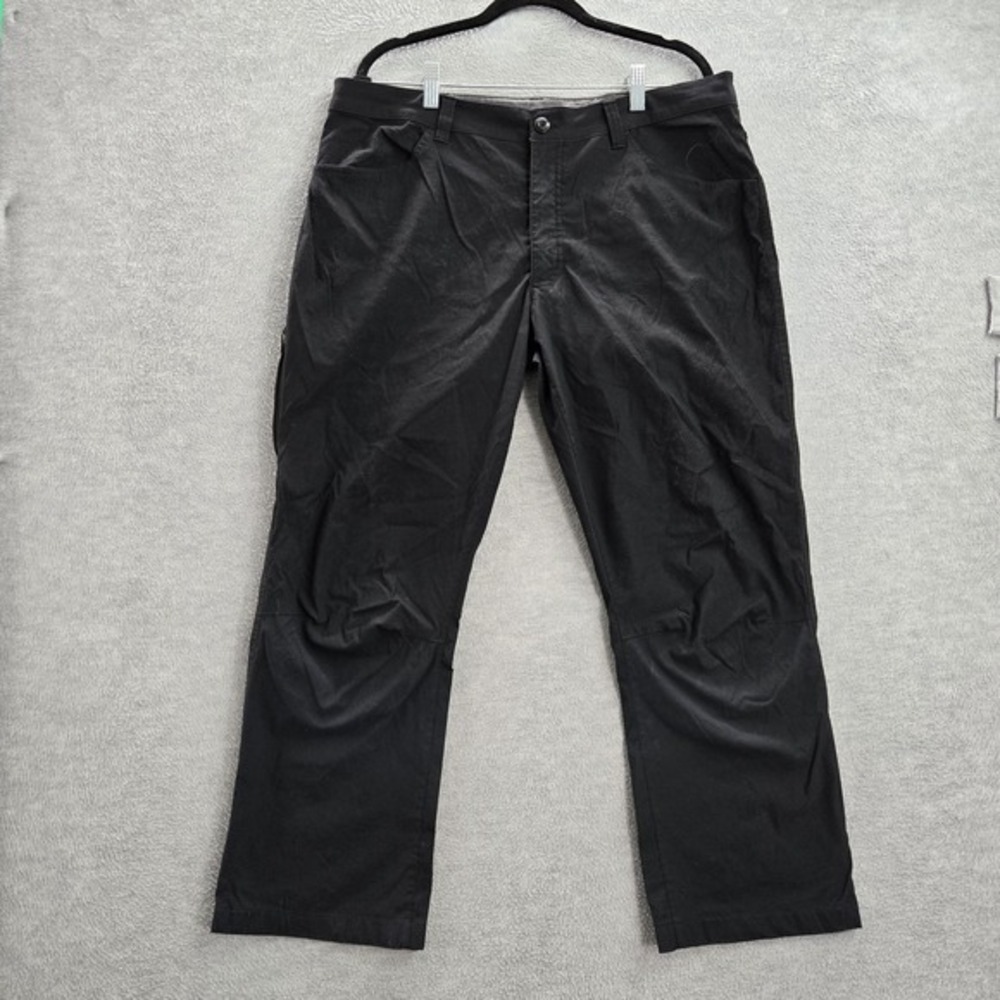 Eddie Bauer Men Pants 38X32‎ Black Nylon Spandex Men's Tech 27" Inseam